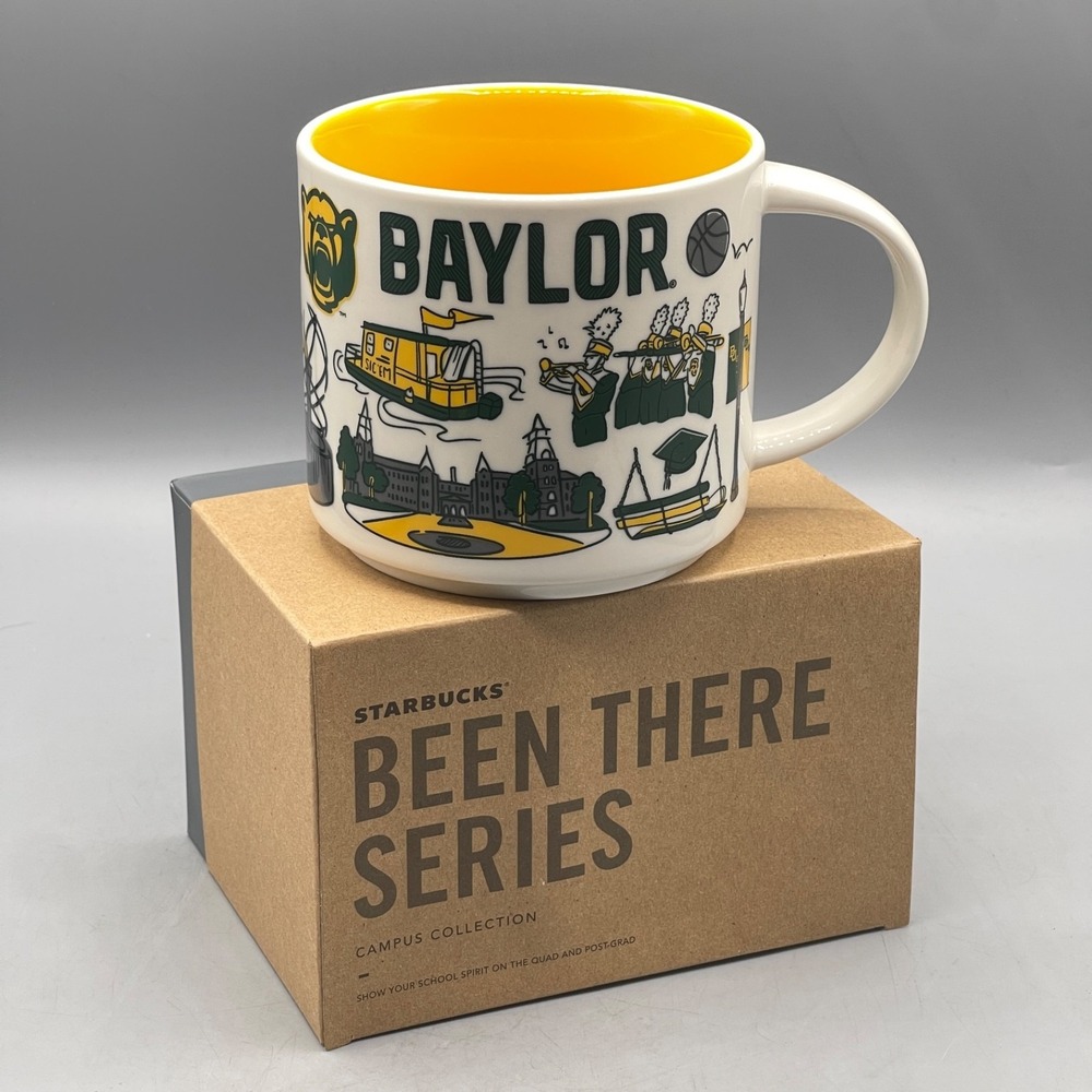 Starbucks Mug Baylor College Been There Campus Collection 14oz Waco Texas 2024